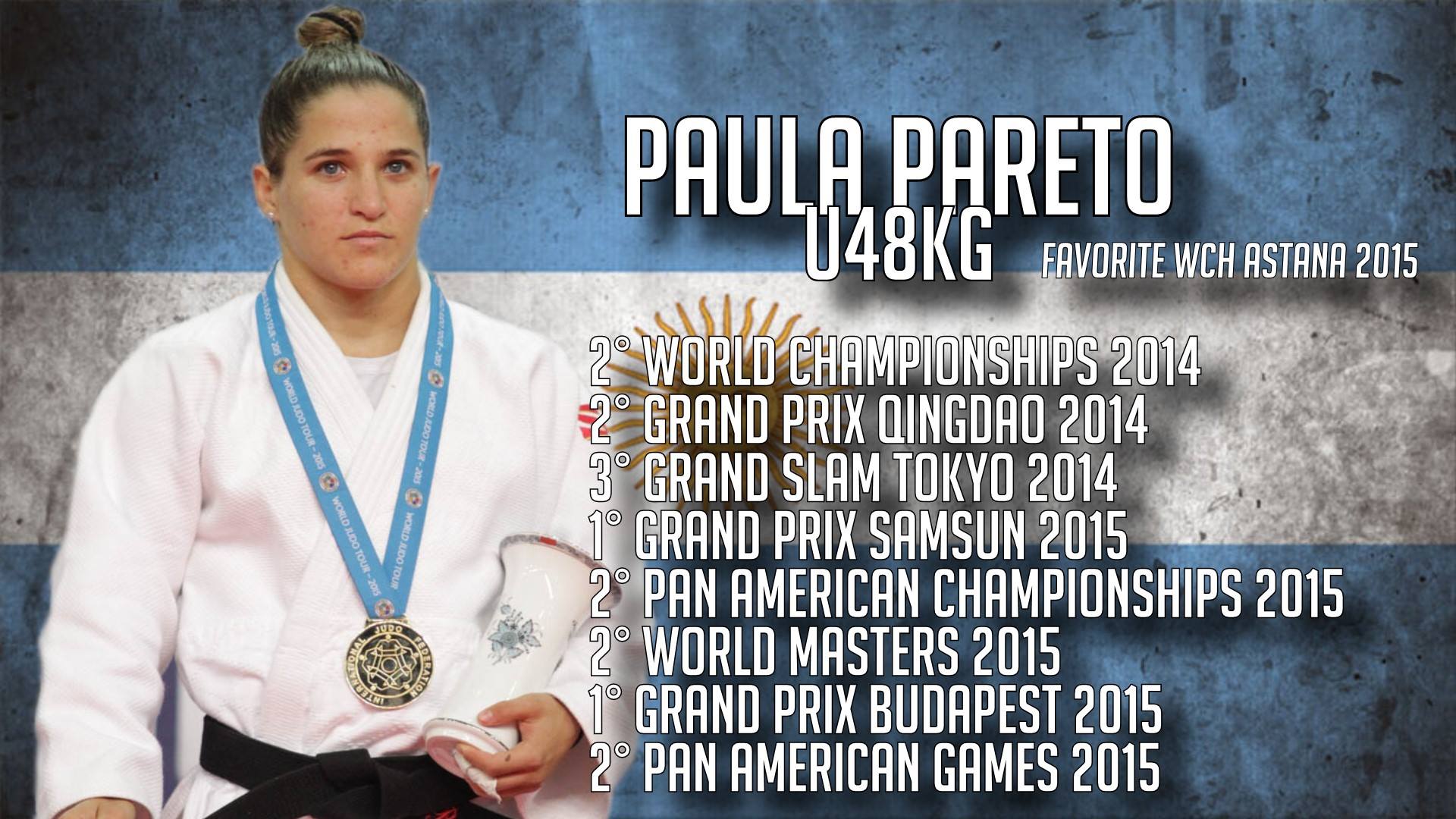 Judoinside News Argentine Paula Pareto World Champion U48kg