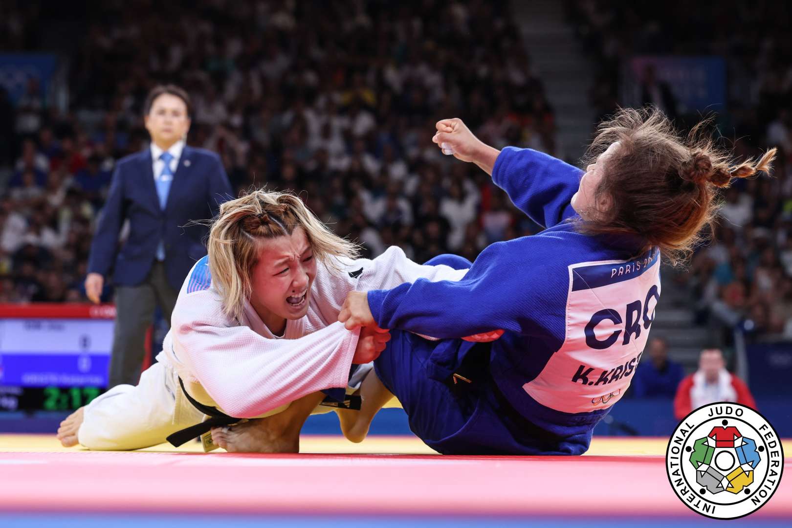 20240730_og_paris_day4_ijf_1157_quarter_final_kor_kim_cro_kristo_63kg_c_edf